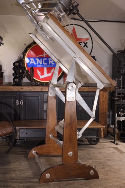 table a dessin vintage occasion darnay bois metal